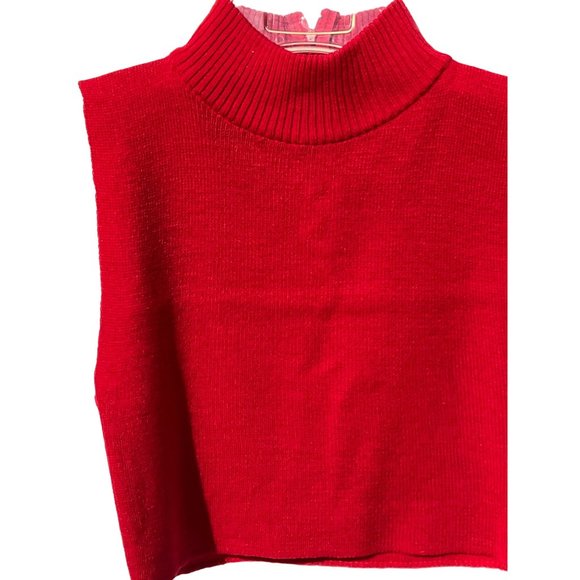 Specialty house red turtleneck under layering sweater mock turtleneck stretch 10 - Picture 2 of 6